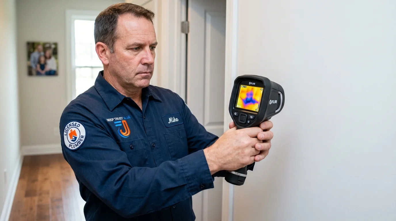 Thermal imaging leak detection by Johns Plumbing LLC in Sun City Center